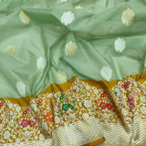 Linasha exclusive kora handwoven saree