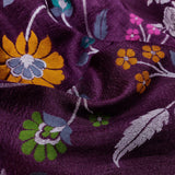 Floral bagicha inspired handwoven tussar saree