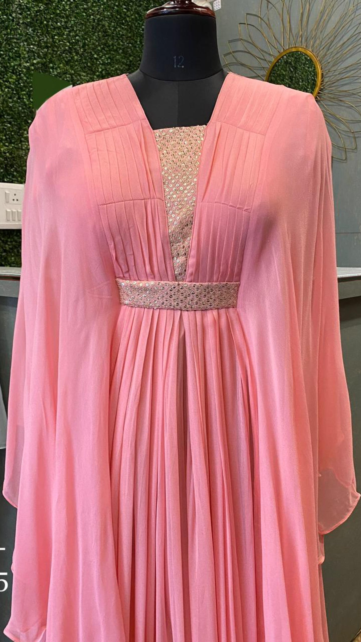 Betty indowestern kaftan dress - Saffronfashionindia