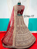 Rubila velvet bridal wedding indian Pakistani lehanga choli