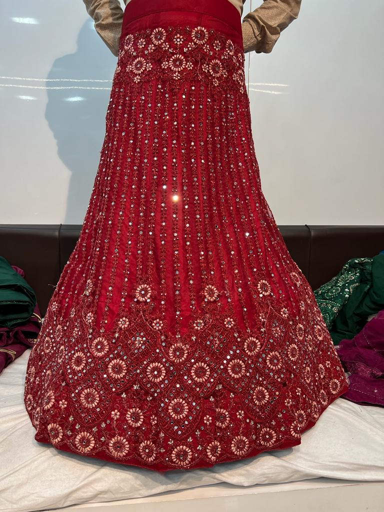 Noora Indian wedding lehanga choli - Saffronfashionindia