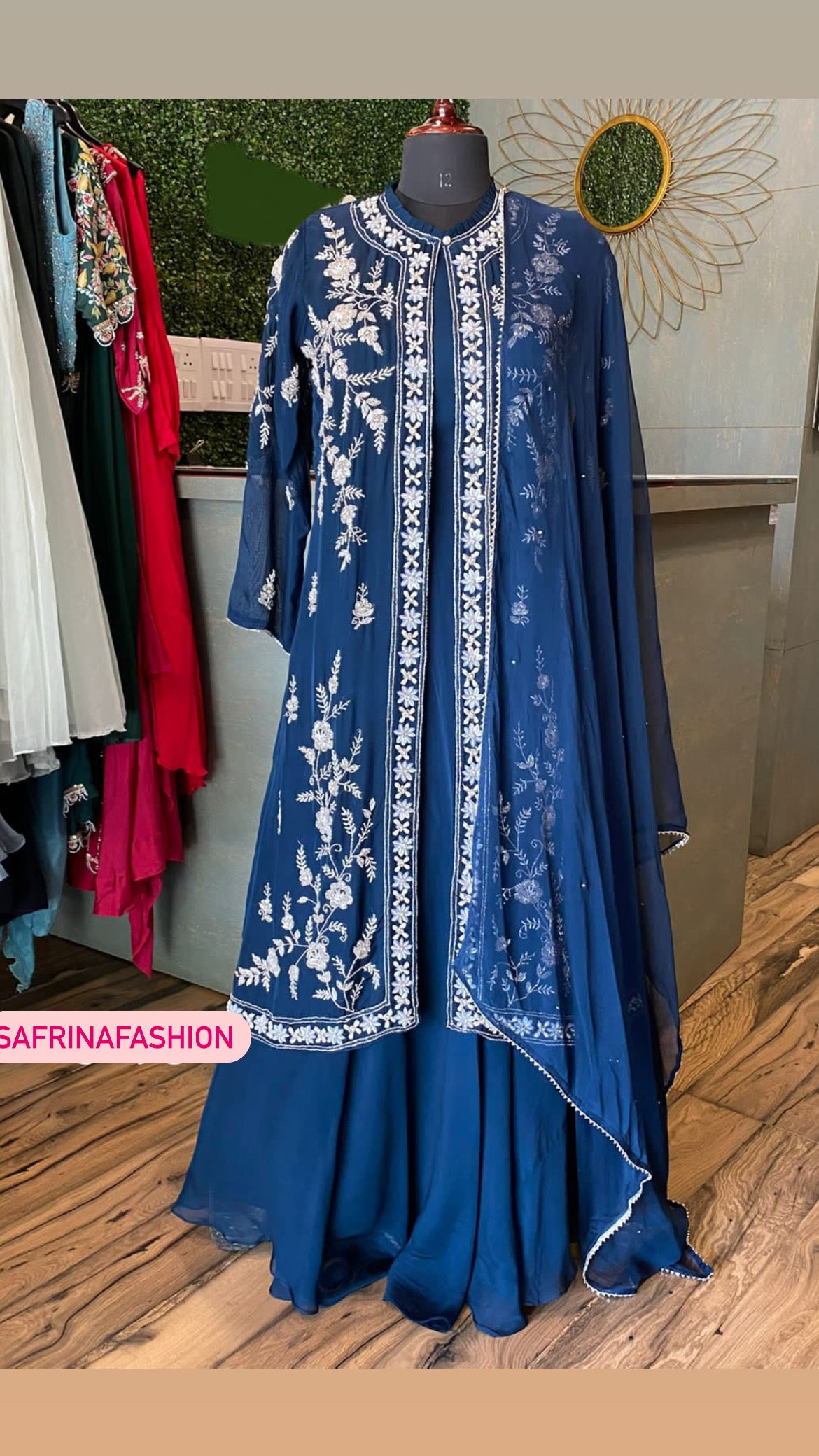 Blossom long kurta dress - Saffronfashionindia