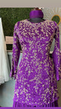 Mahisha purple kurta gharara dress