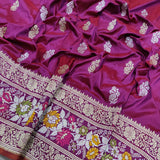 Muhani Katan silk handwoven sarees