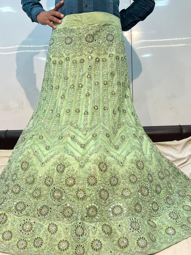 Shantipriya sangeet inspired lehanga choli - Saffronfashionindia