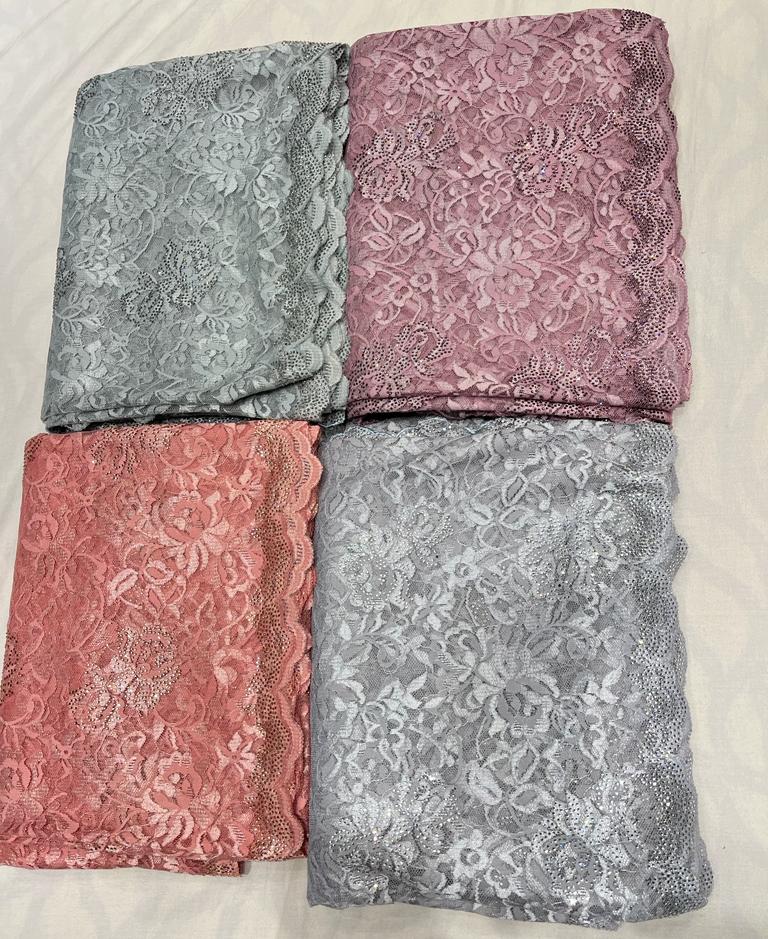 Vani Chaintley lace swarosvki inspired women saree - Saffronfashionindia