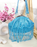 Fringes clutches partywear clutch