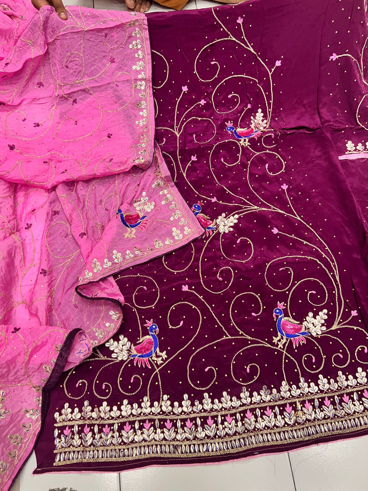 Ramisha crepe beautiful salwar kameez - Saffronfashionindia