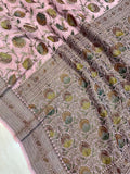 Walisha Banarsi handloom gorgette saree
