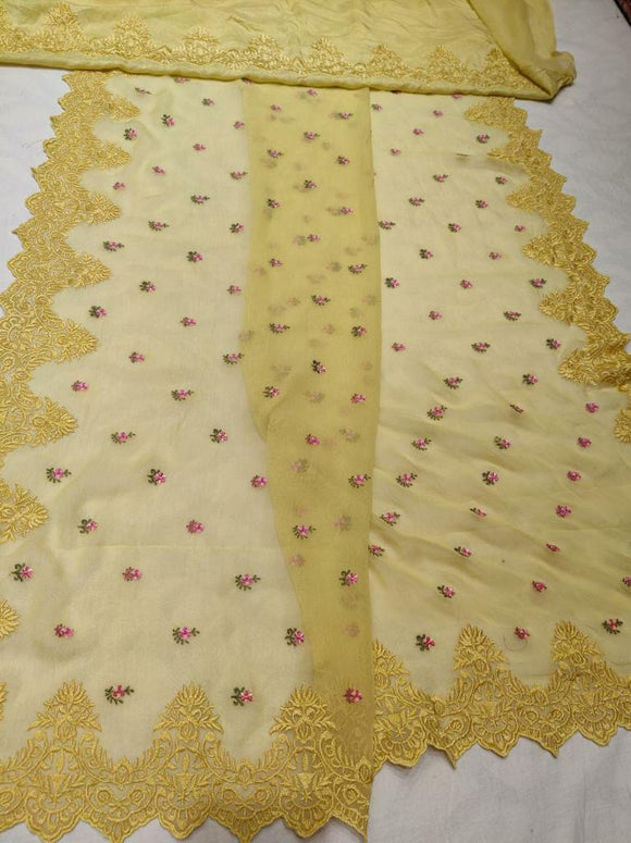 Mohini chiffon embroidery saree