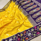 Gemeie Katan silk handwoven saree