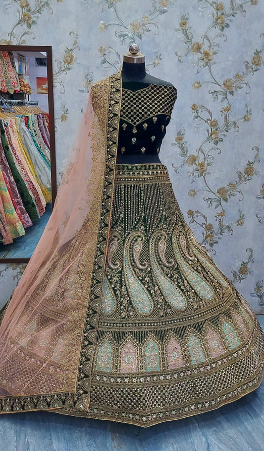 Jodhana wedding indian traditional lehanga choli - Saffronfashionindia