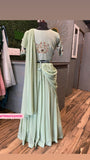 Fairy dola silk indowestern dress