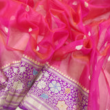 Avehli handwoven Kora kadwa sari  kadwa.