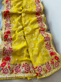 Parsi inspired gorgette saree