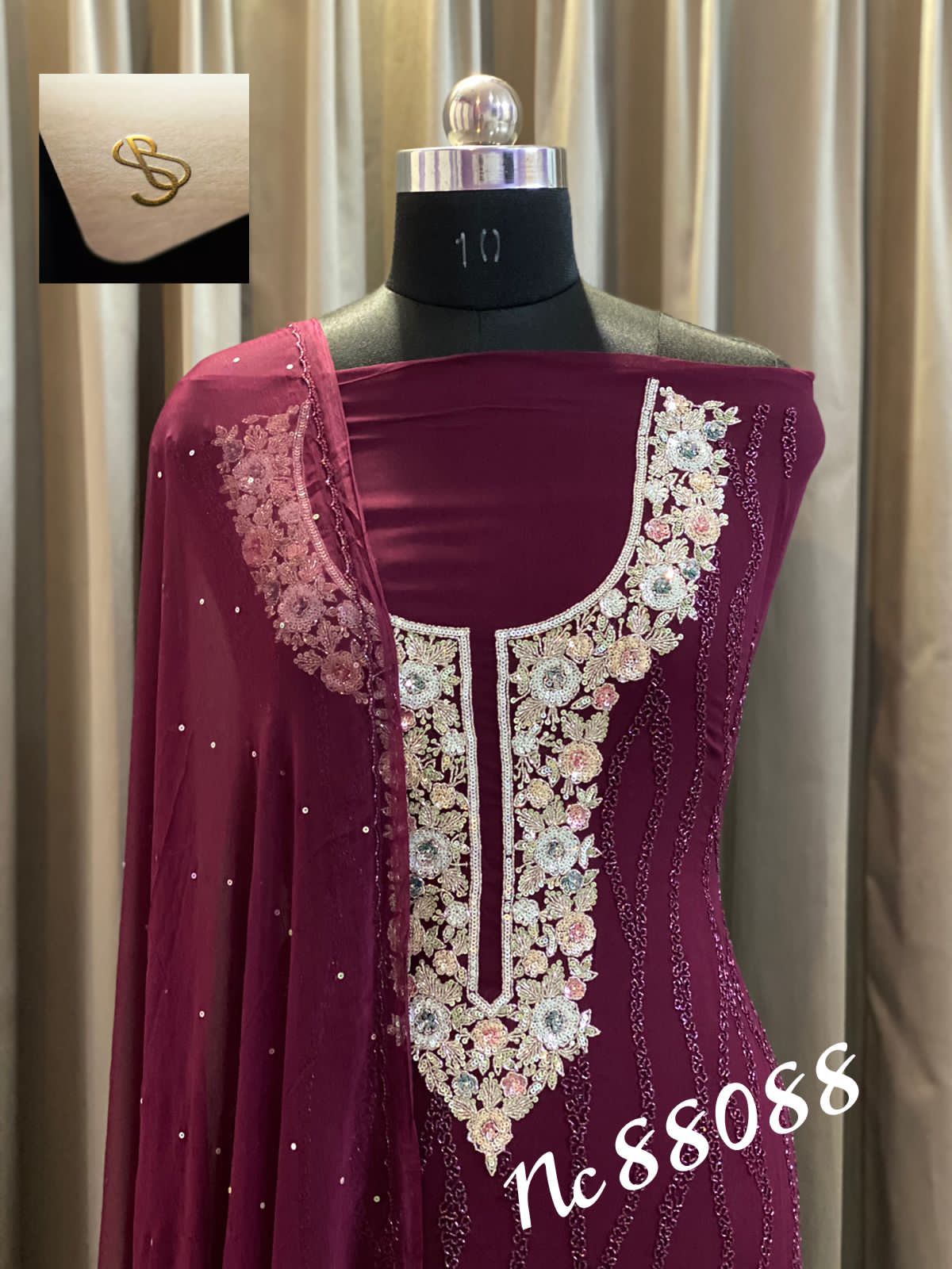 Naveena beautiful suit - Saffronfashionindia