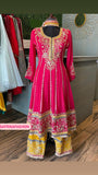 Pinasha pink anarkali dress