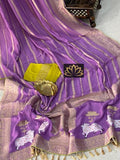 Subesha Banarsi gorgette saree