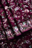 Qazi embroidered arsi saree