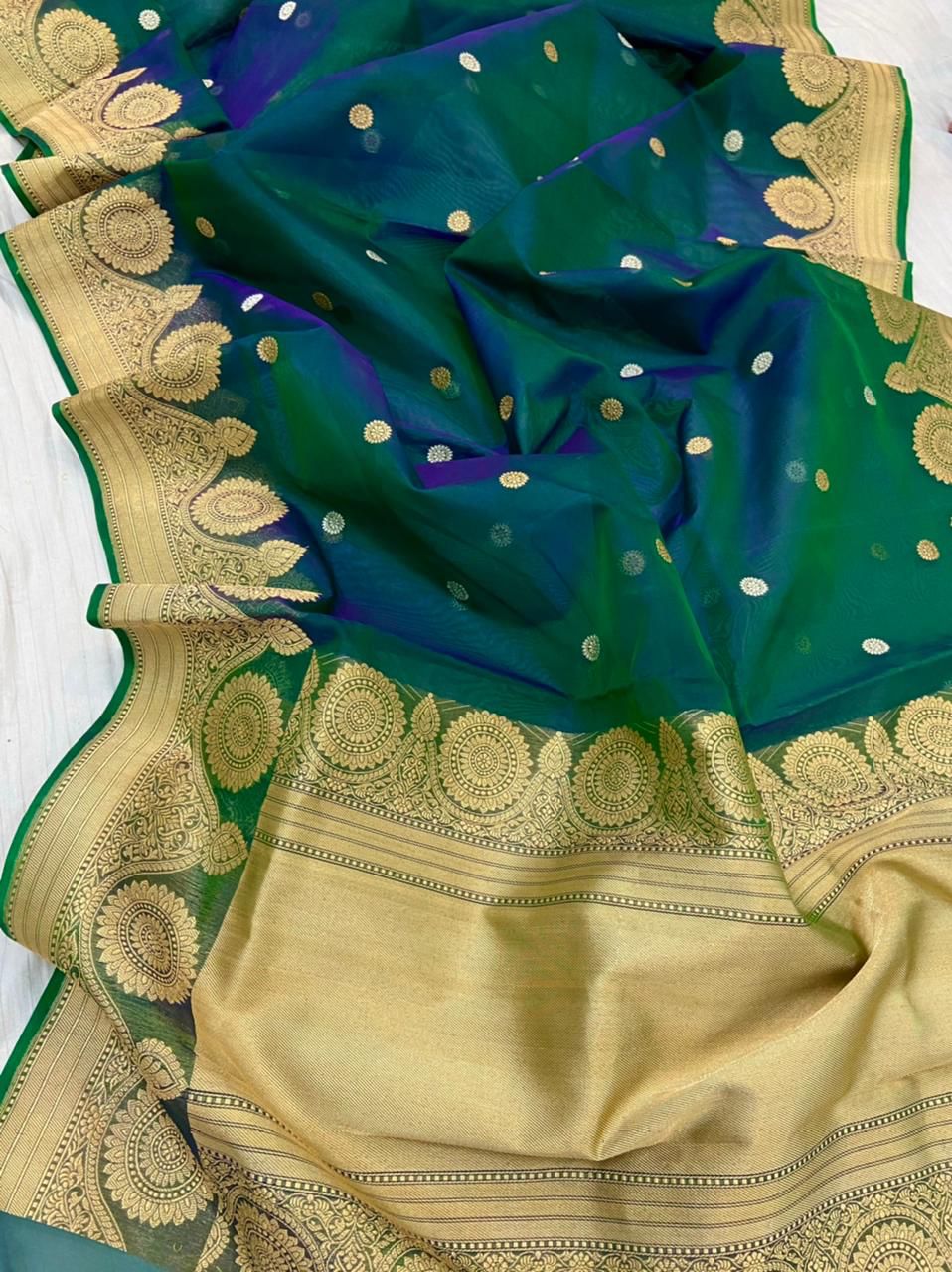 Moria kora Handloom saree - Saffronfashionindia