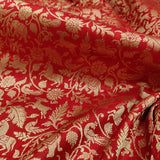 Rivaaz red bridal Katan silk sarees