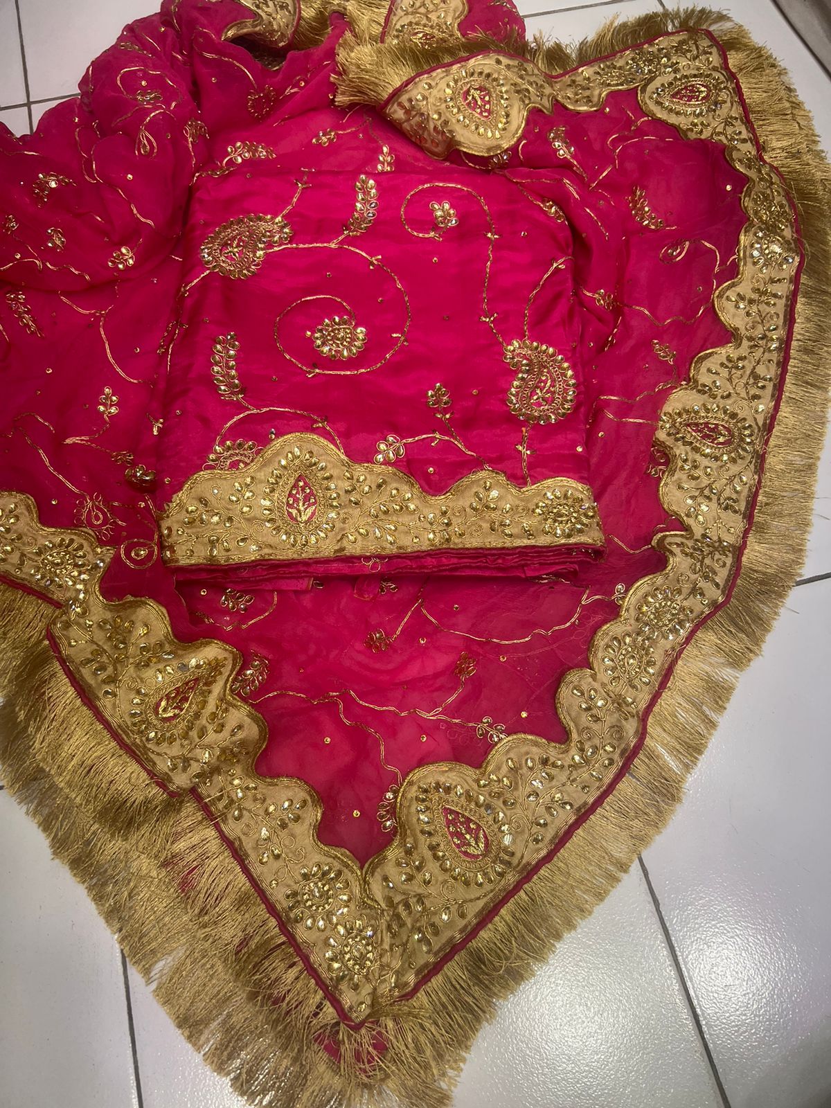 Punisha unstitched salwar suit - Saffronfashionindia