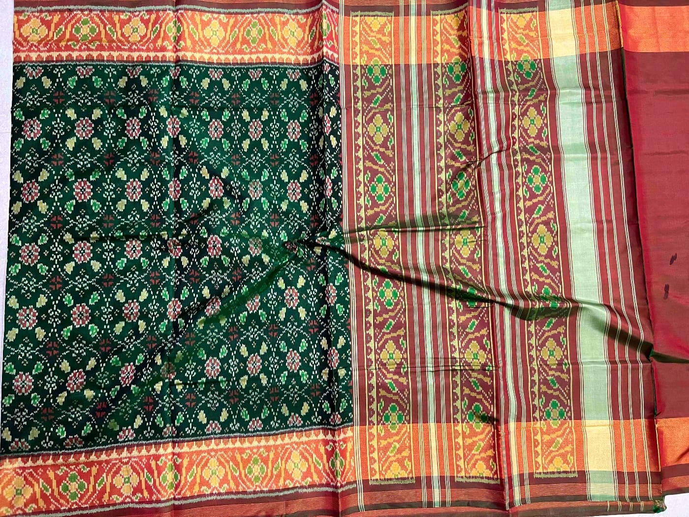 Harshita silk patola saree - Saffronfashionindia