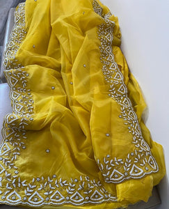 Hafisah katdana organza saree