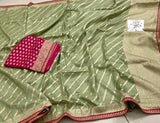 Lehariya inspired banarsi saree