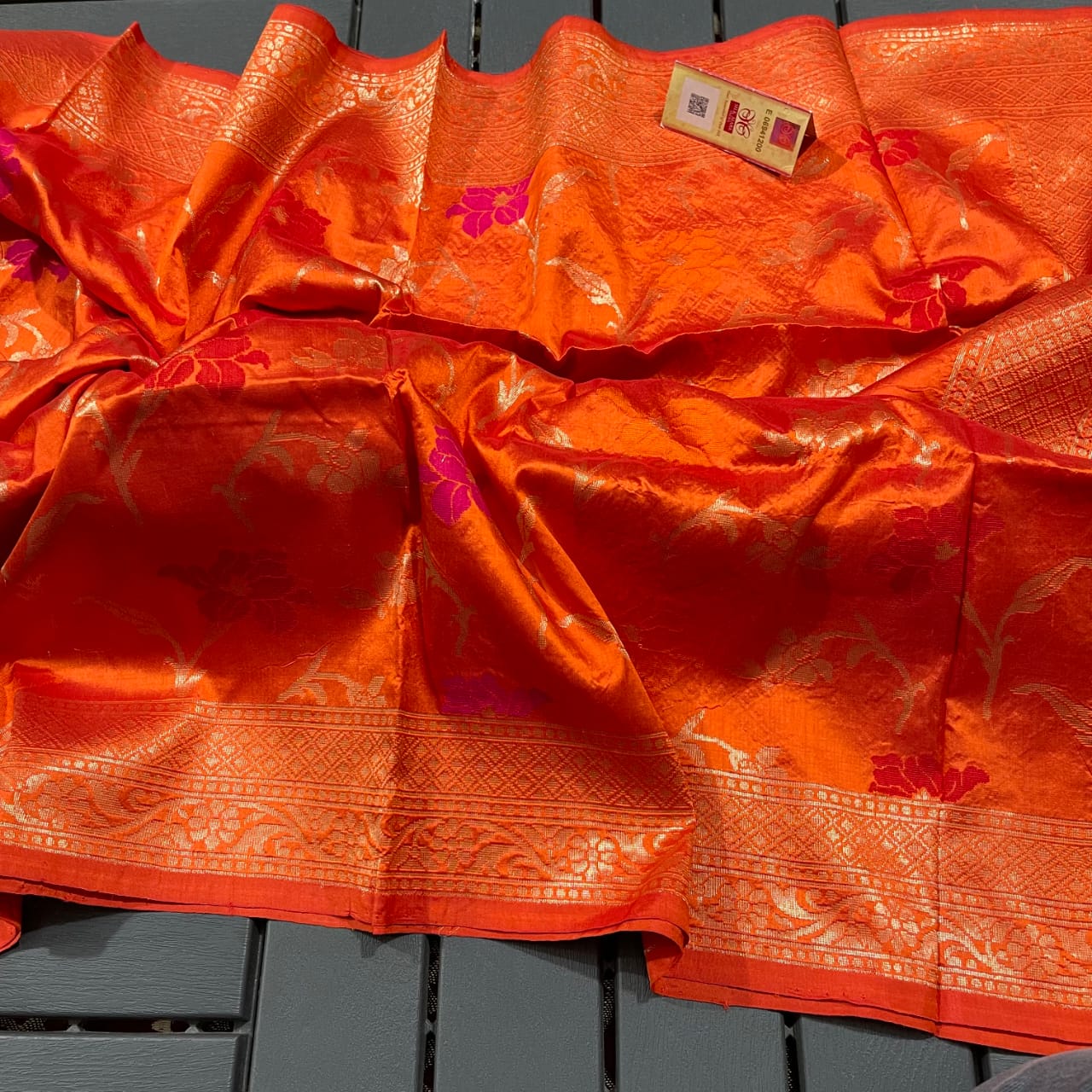 Banarsi antique zari dupatta - Saffronfashionindia