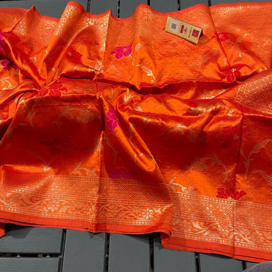 Banarsi antique zari dupatta - Saffronfashionindia