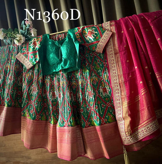 Kanchi patola lehangas - Saffronfashionindia