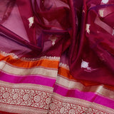 Vanisha handwoven kora saree