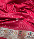 Beautiful floral weaved saree