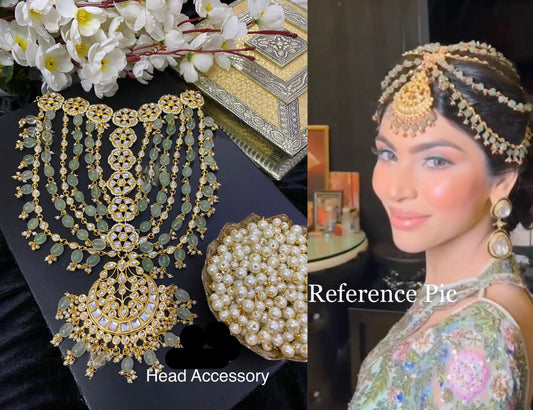 Aarzo Kundan maathapatti - Saffronfashionindia