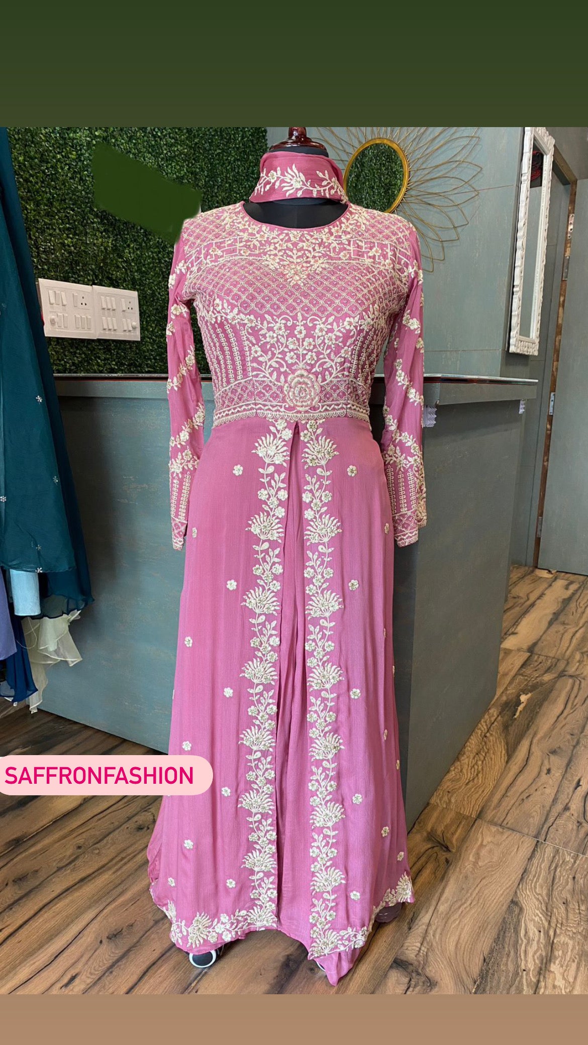Jenny beautiful thread dress - Saffronfashionindia