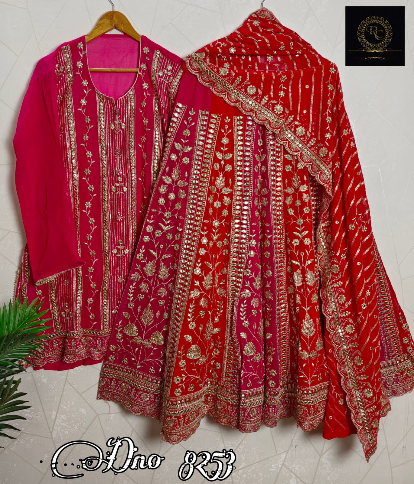 Wedding inspired lehanga set - Saffronfashionindia