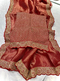 Rangvana tissue kanjeevaram saree