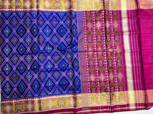 Rukmani patola silk saree - Saffronfashionindia