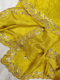 Tissue gottapatti bridesmaid women sari