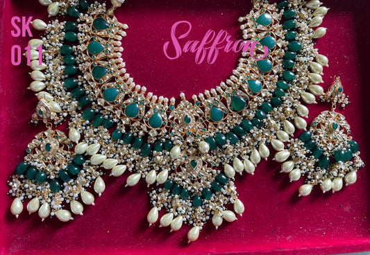 Avikta bridal set - Saffronfashionindia