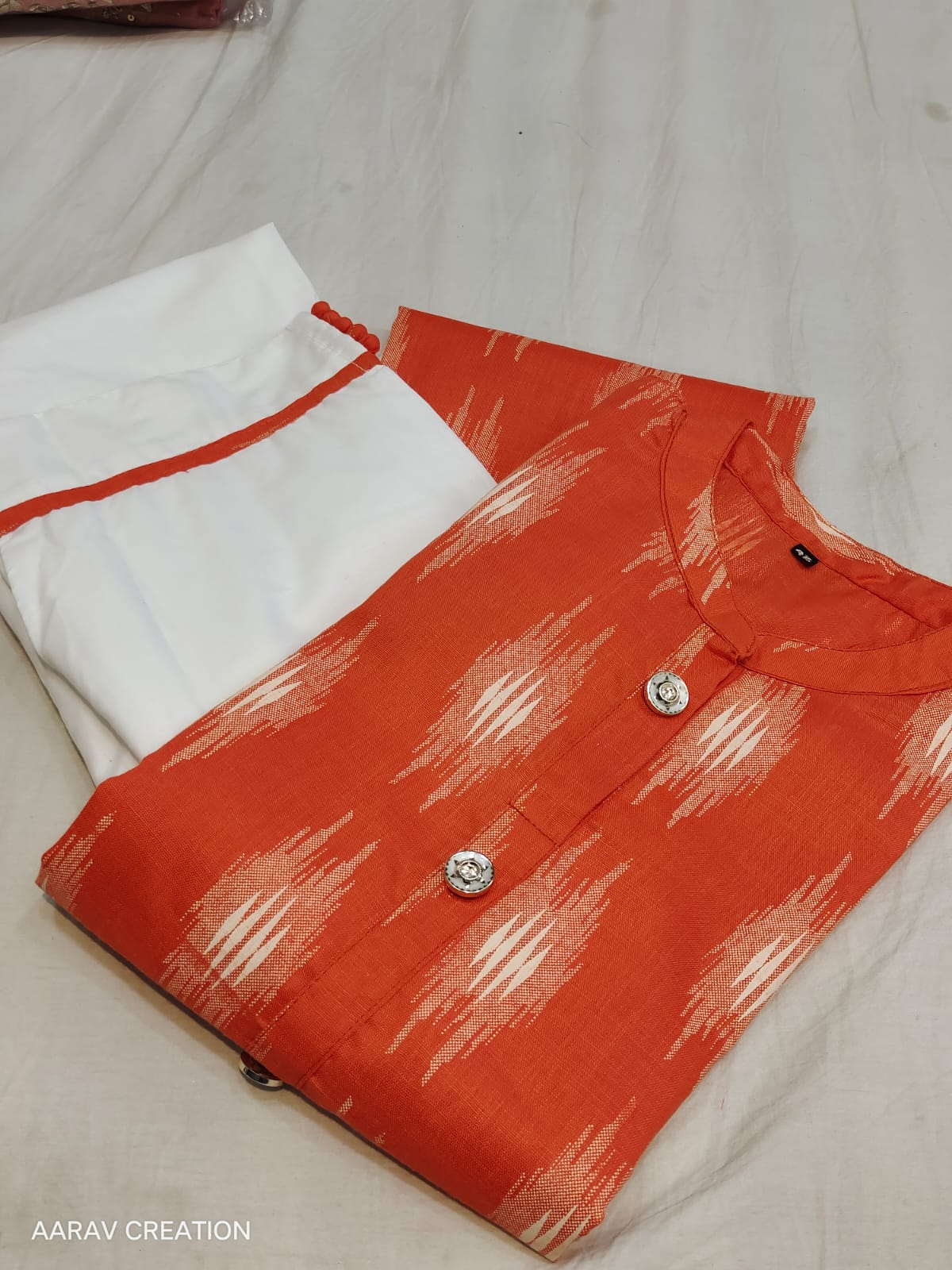 Polka dot organza saree - Saffronfashionindia