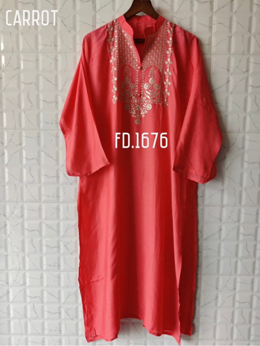 Red salwarsuit - Saffronfashionindia