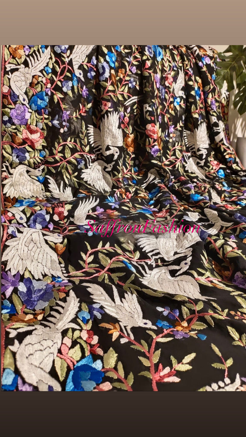 Authentic Parsi saree - Saffronfashionindia