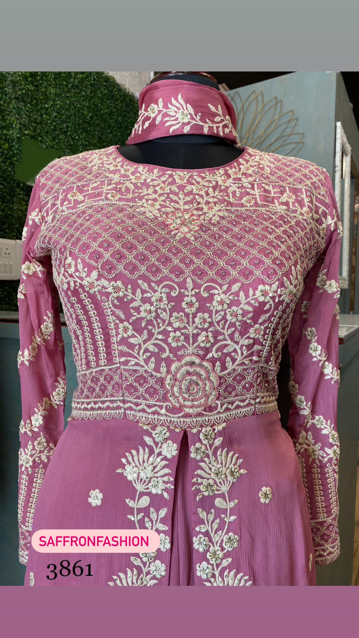 Jenny beautiful thread dress - Saffronfashionindia