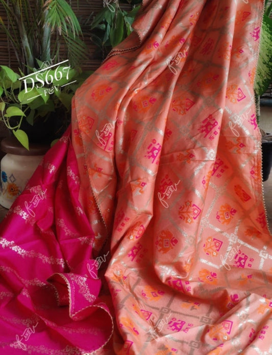 Executive saree/Munga saree/Indian sari - Saffronfashionindia