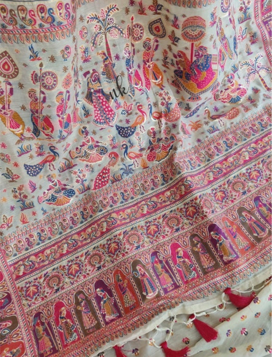 Avani Kani inspired silk saree - Saffronfashionindia