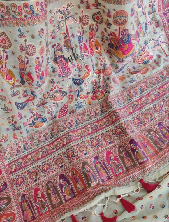 Avani Kani inspired silk saree