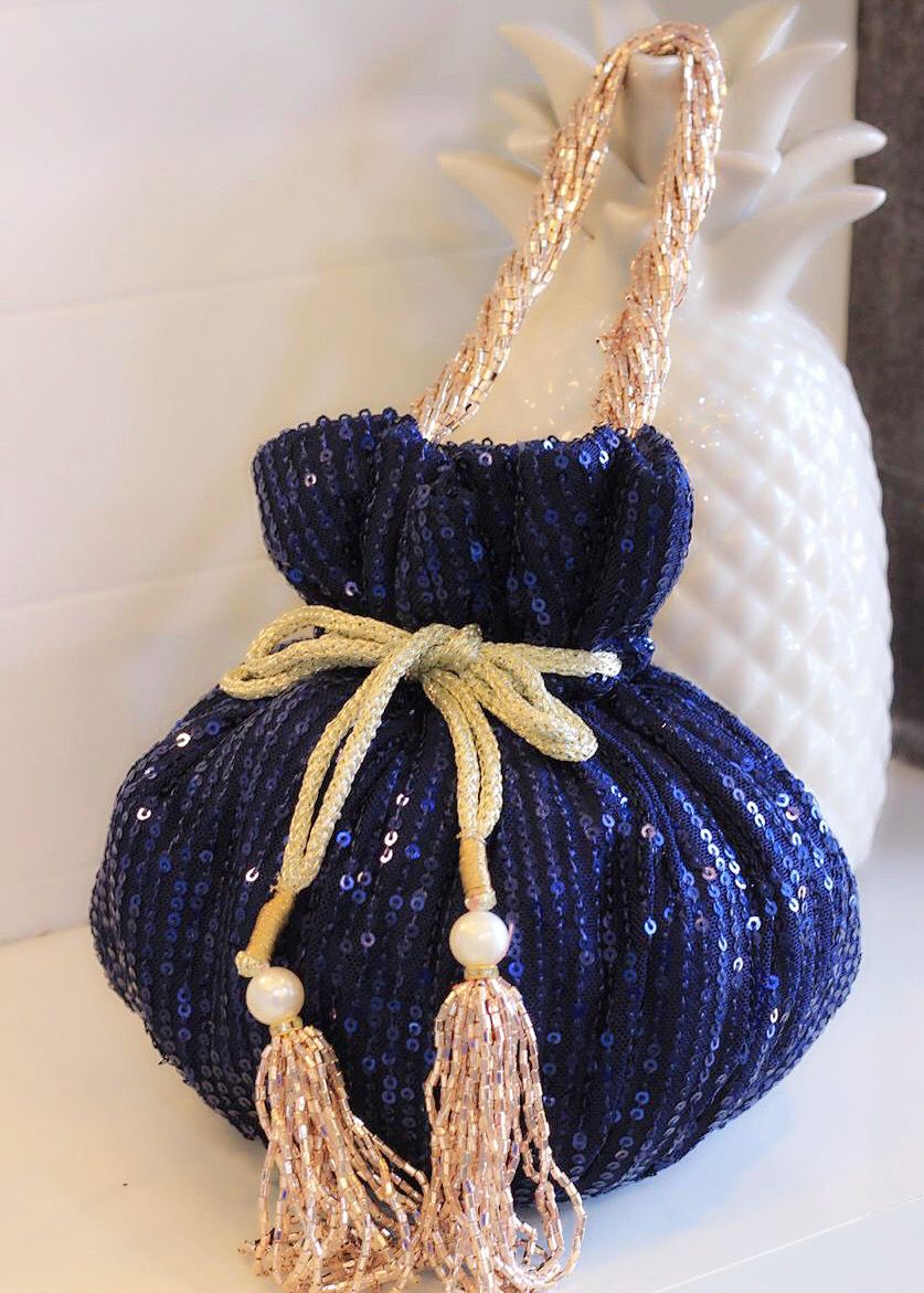 Vanerà sequins potli - Saffronfashionindia