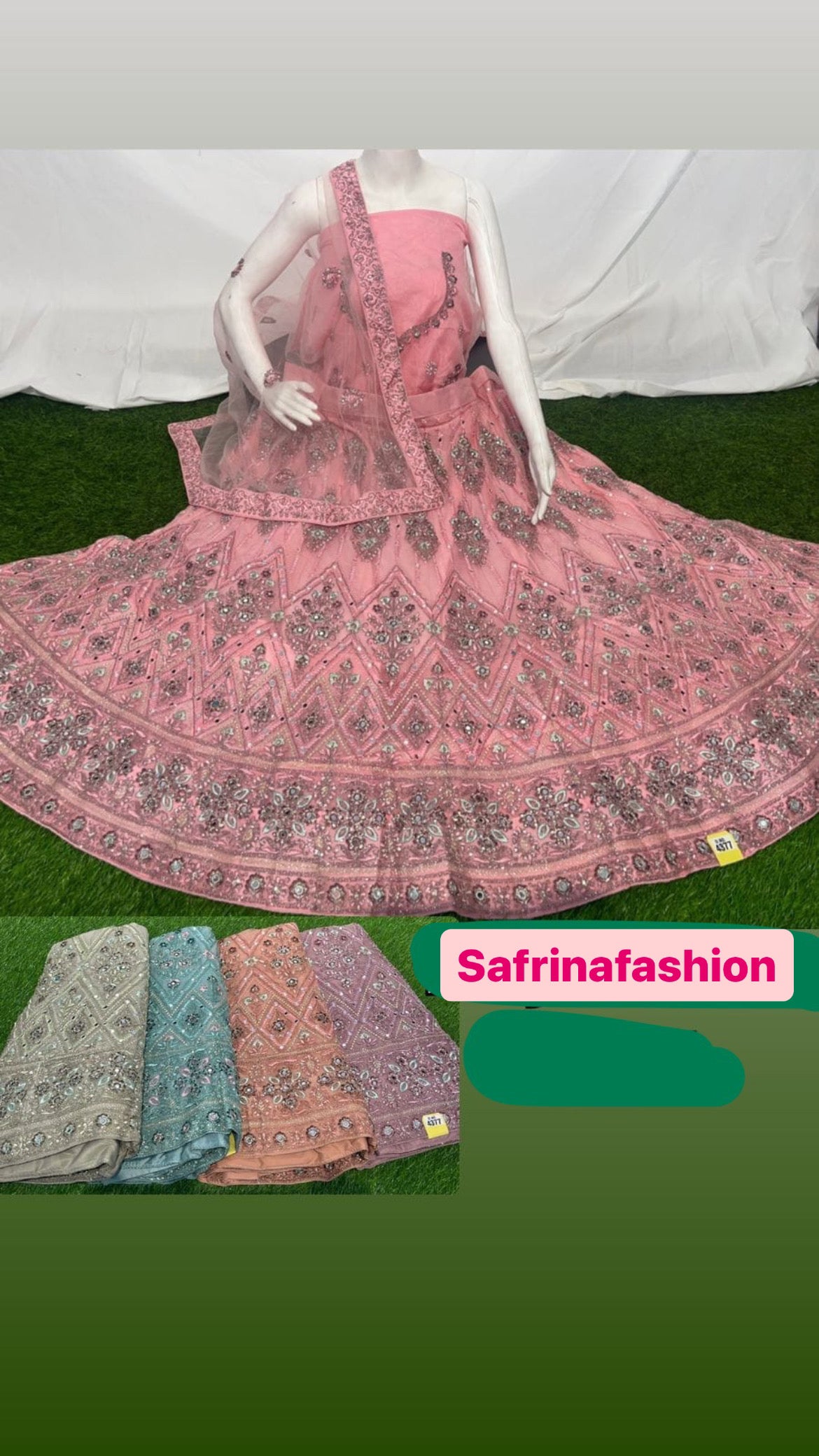 Kinzal gorgeous lehanga - Saffronfashionindia